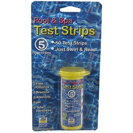 JED POOL TOOLS 50CT 5Fact Test Strip 00-IT490